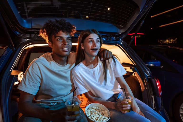 “Love Stories and Laughter: Building Connections on Movie Night Dates”